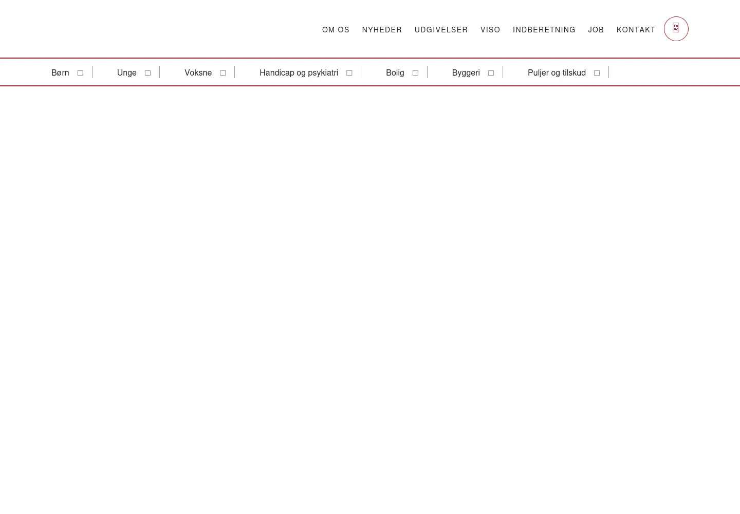 Captured homepage of sbst.dk in the current scan