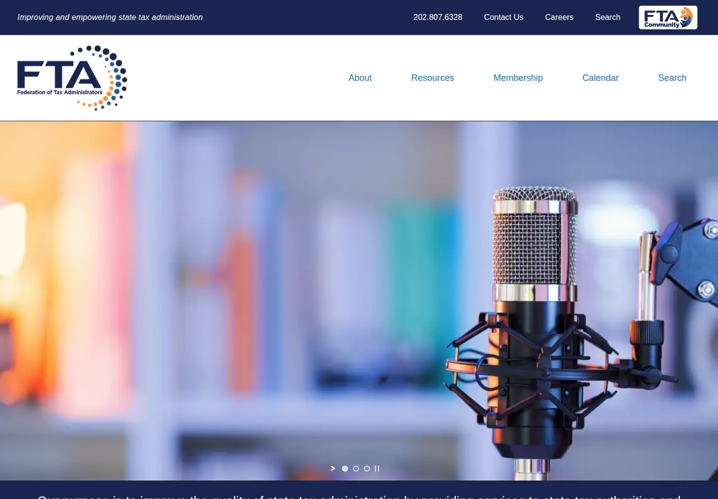 Screenshot of taxadmin.org