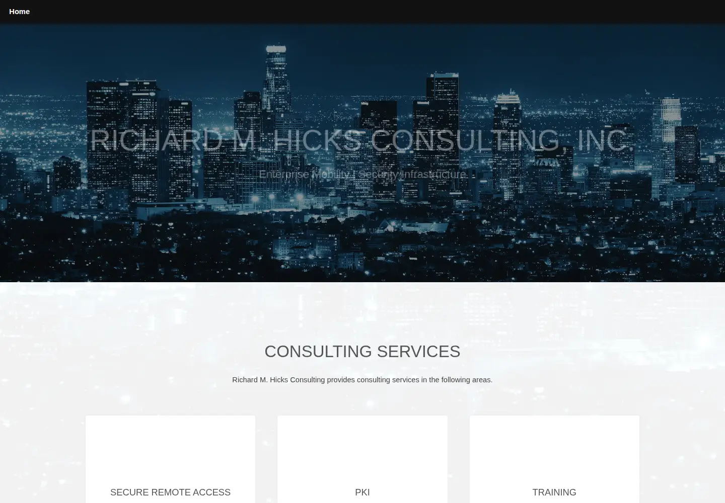 Screenshot of richardhicks.com