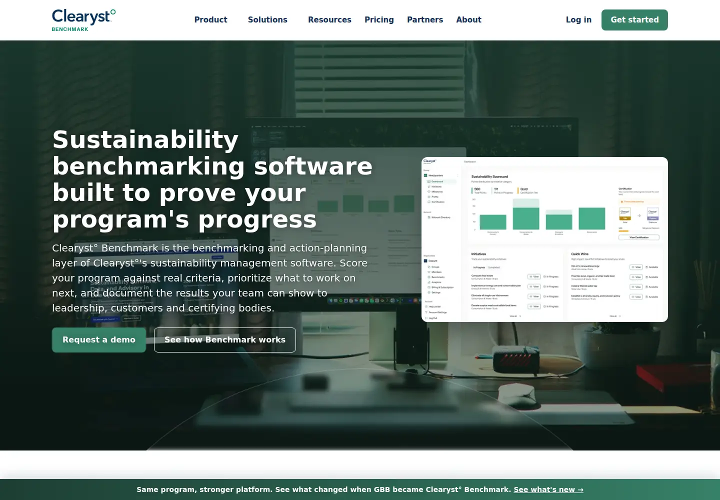Captured homepage of greenbusinessbureau.com in the current scan