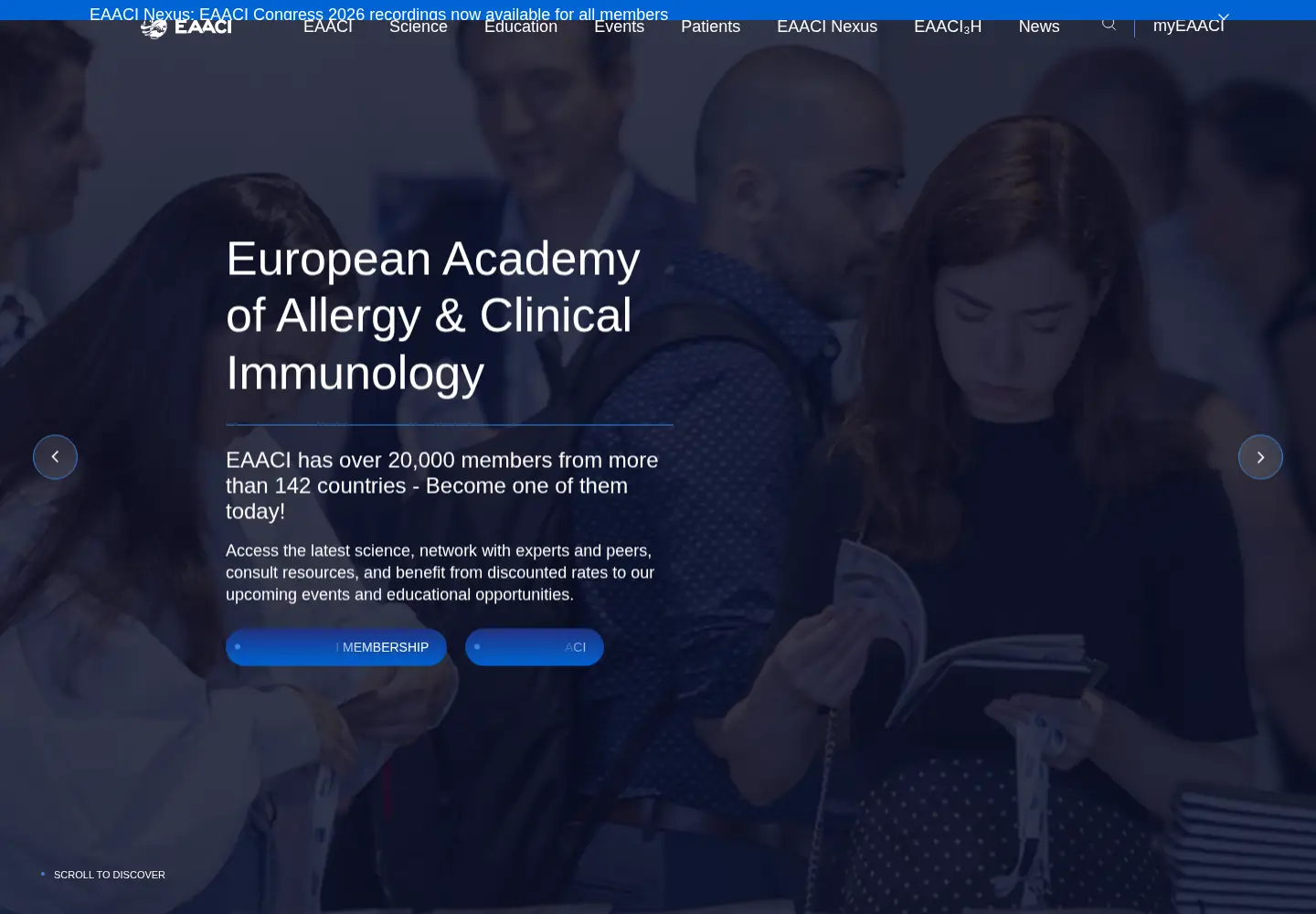 Screenshot of eaaci.org