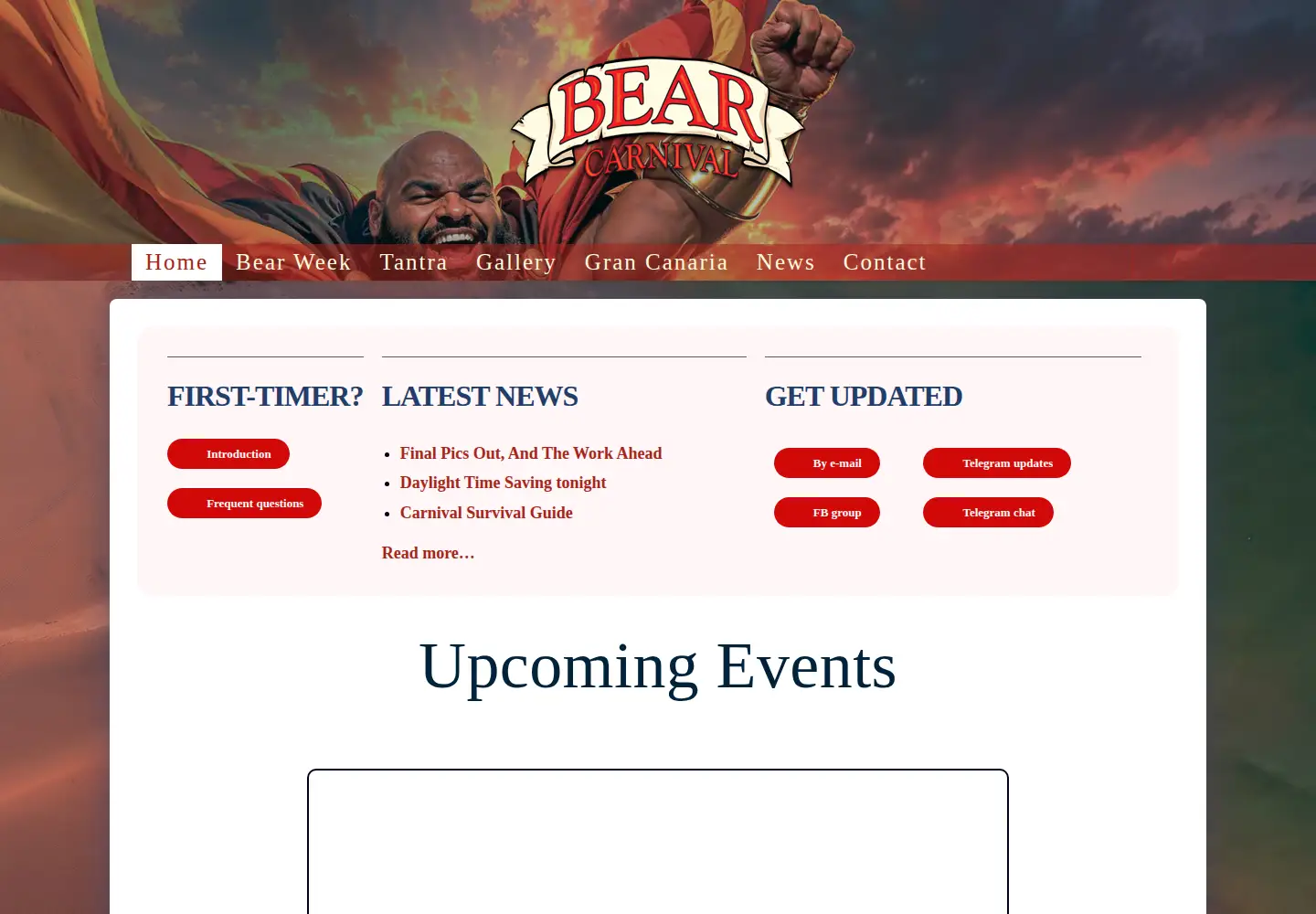 Screenshot of bearcarnival.com