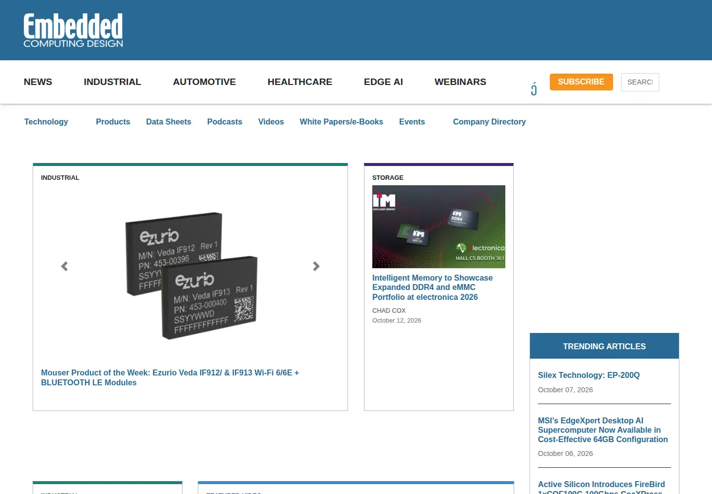 Screenshot of embeddedcomputing.com