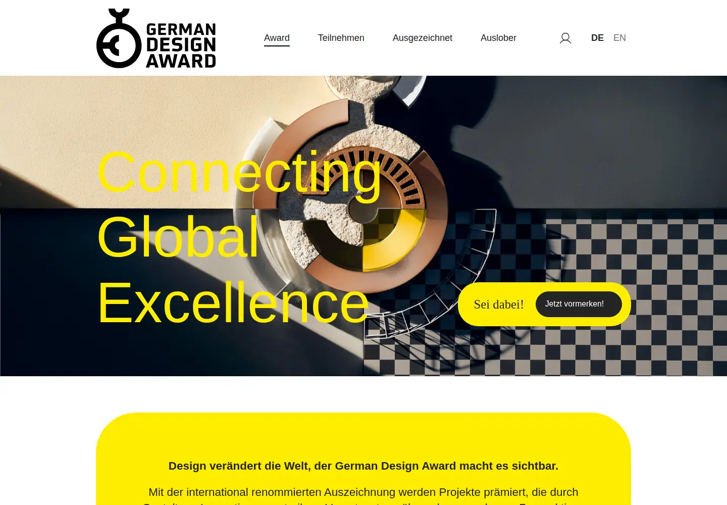 Screenshot of german-design-award.com