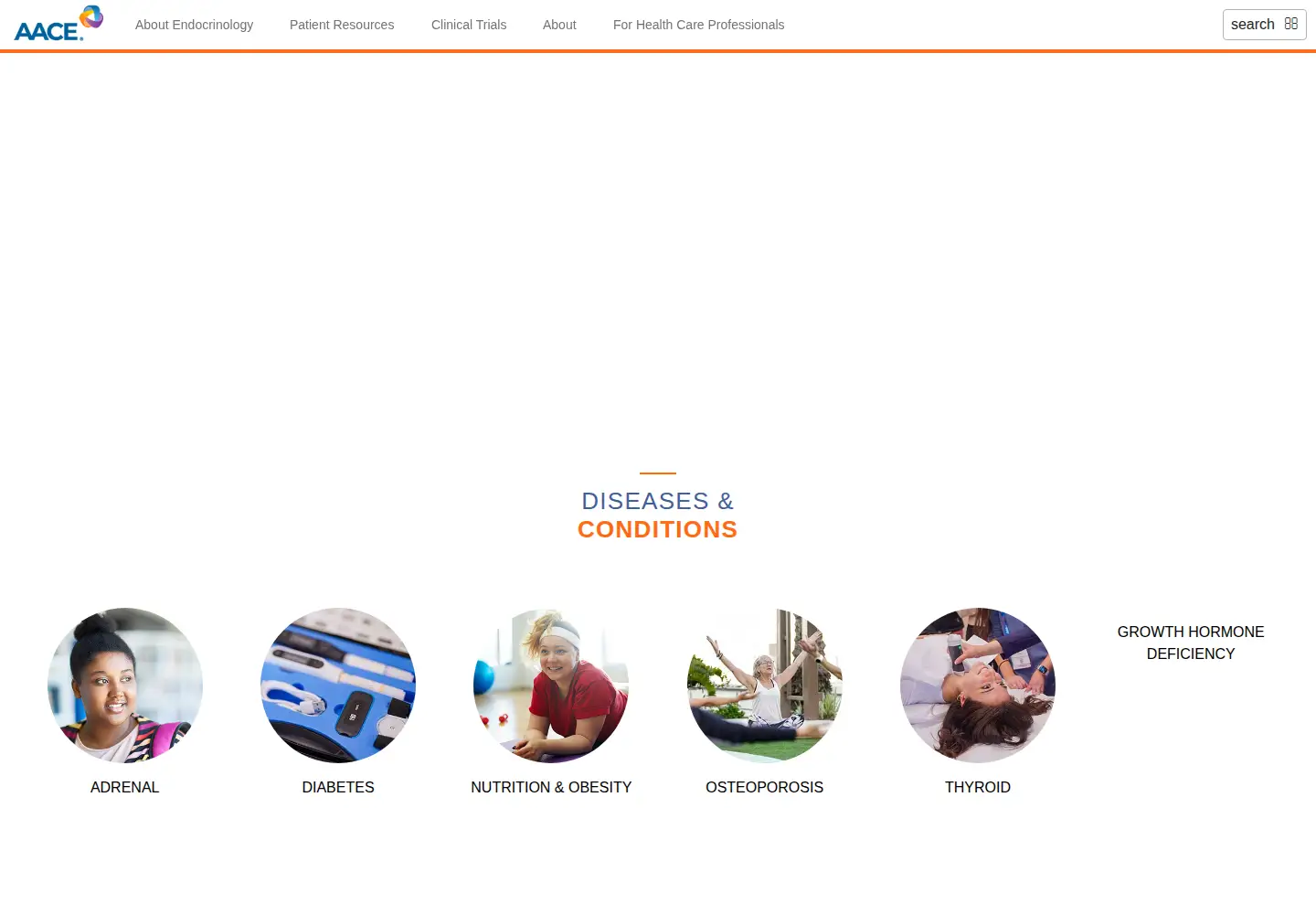 Screenshot of aace.com
