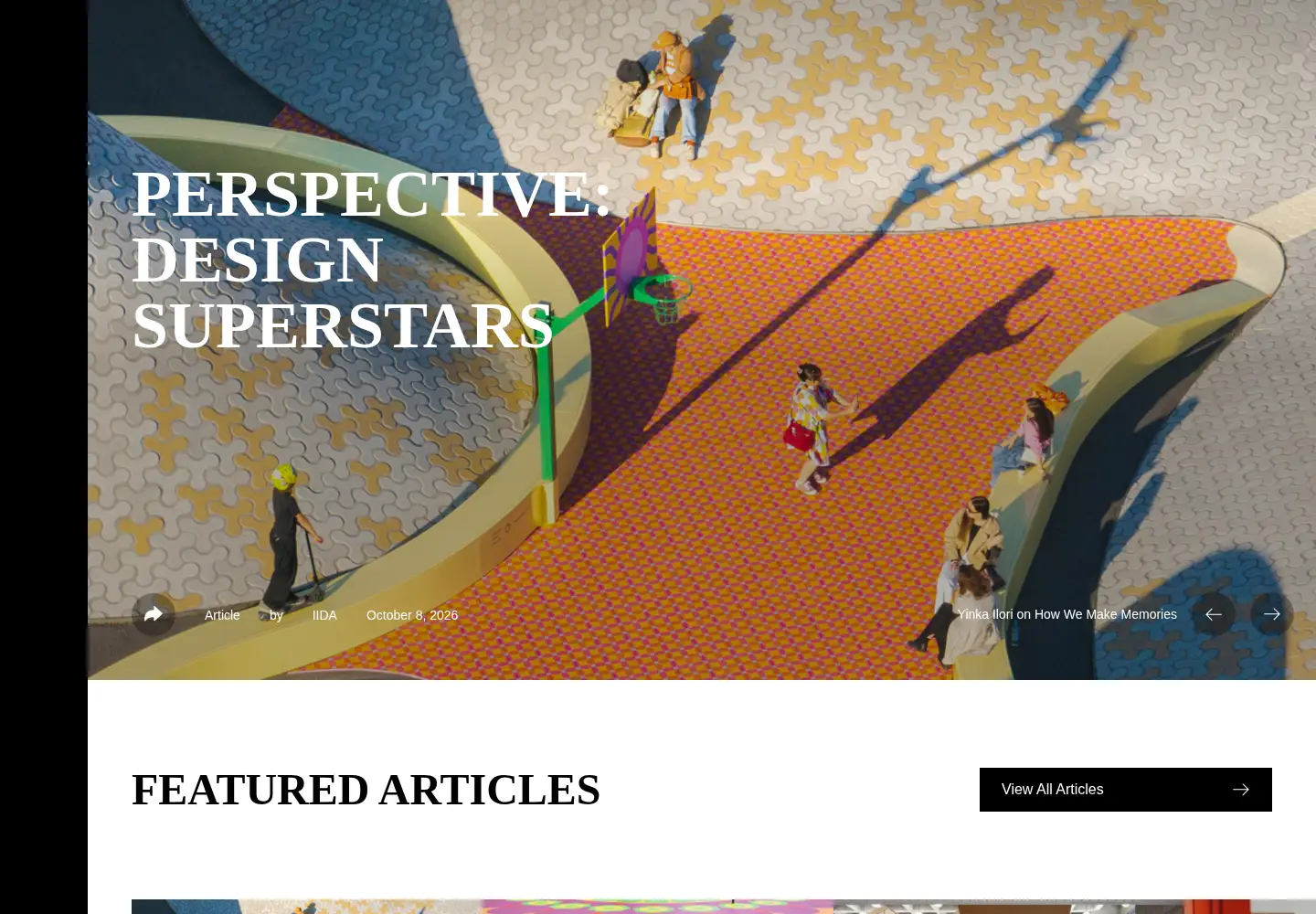 Screenshot of iida.org