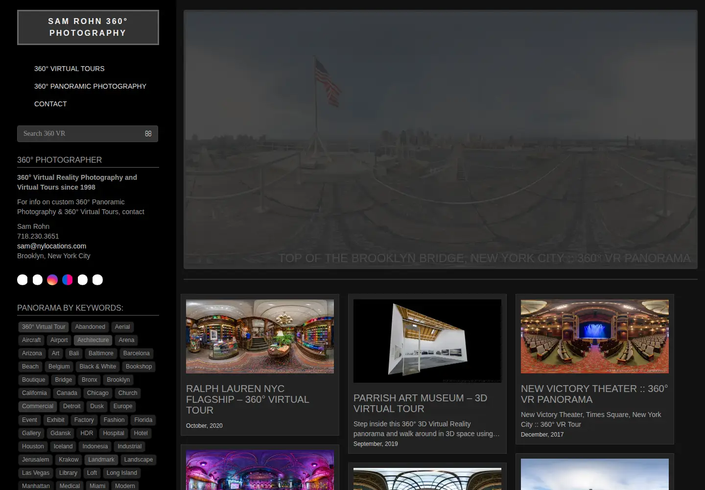 Screenshot of samrohn.com