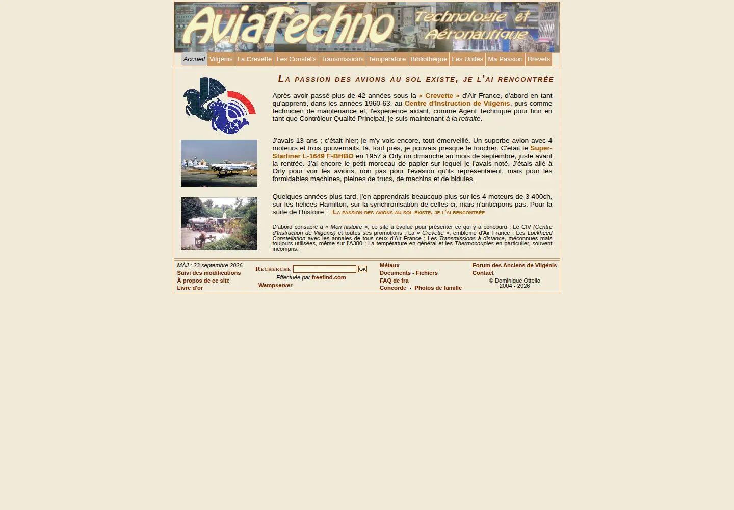 Screenshot of aviatechno.net