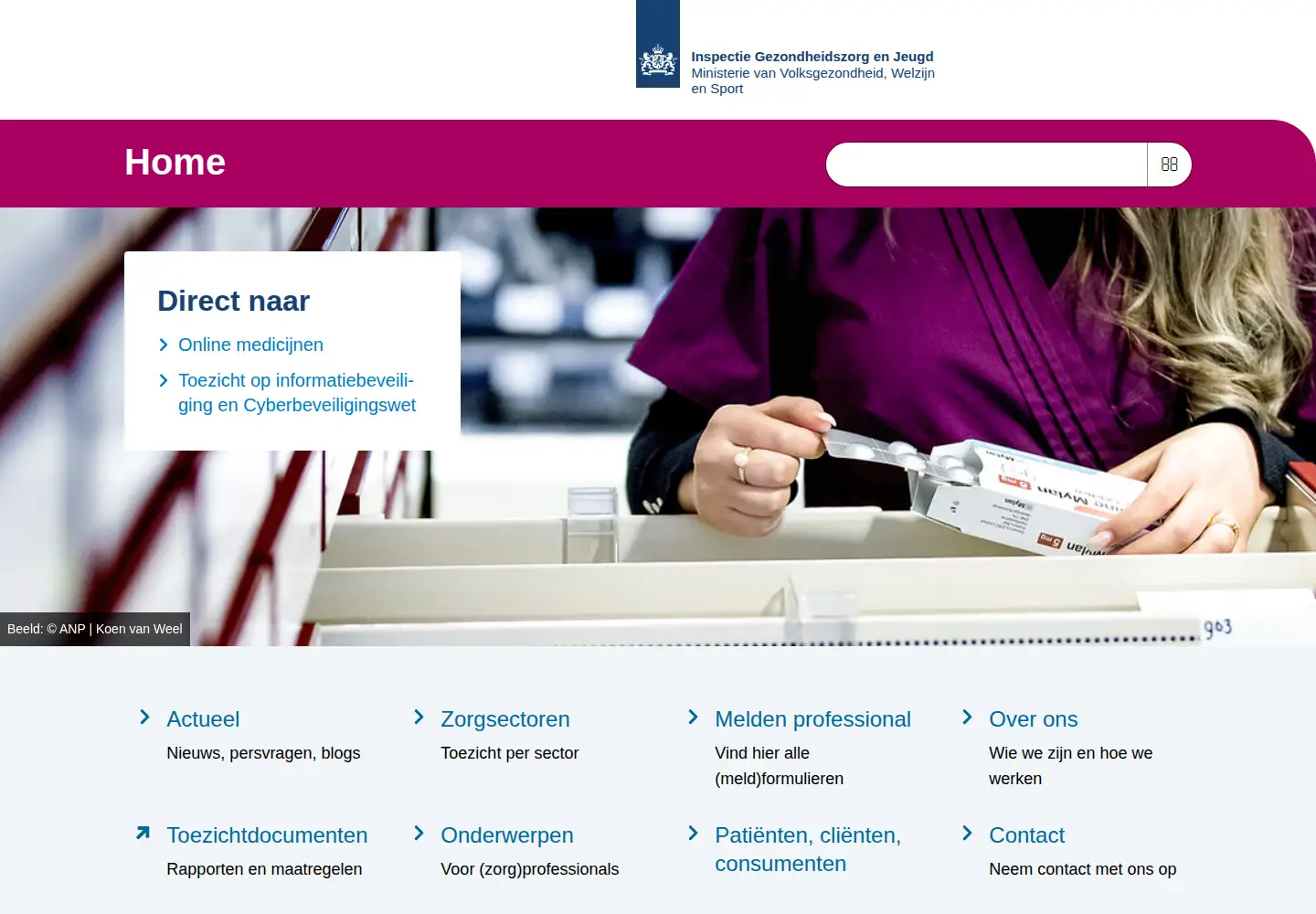 Screenshot of igj.nl