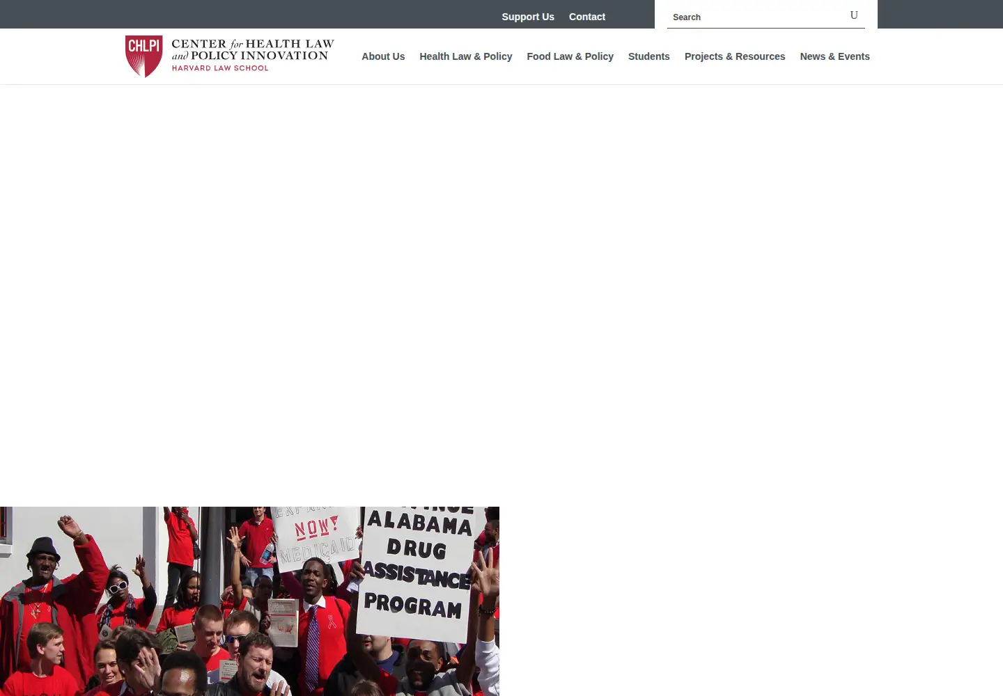 Captured homepage of chlpi.org in the current scan