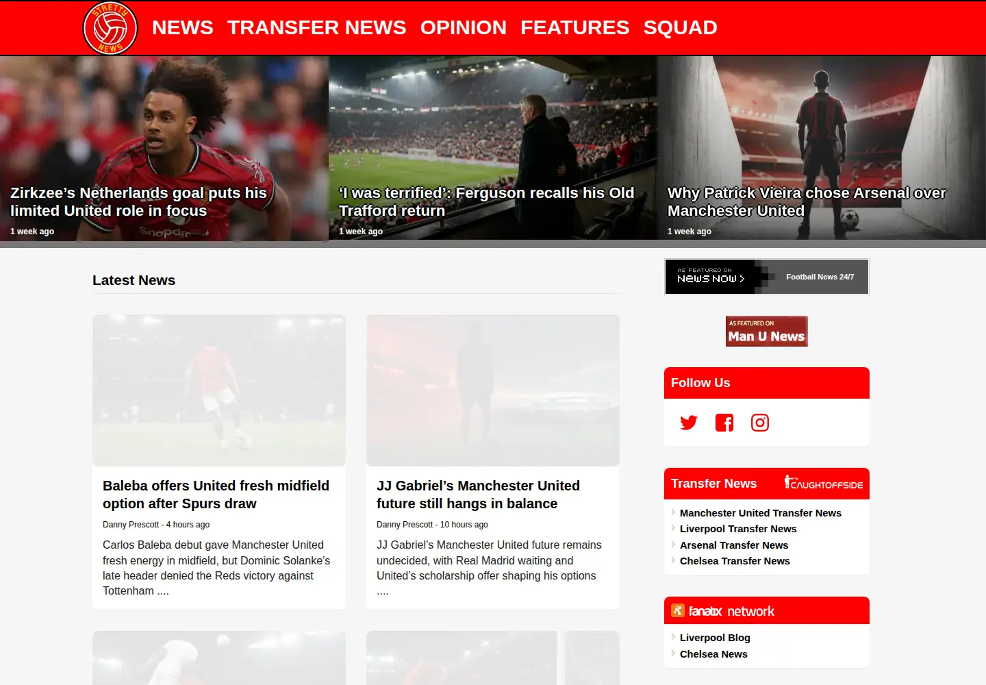 Screenshot of strettynews.com