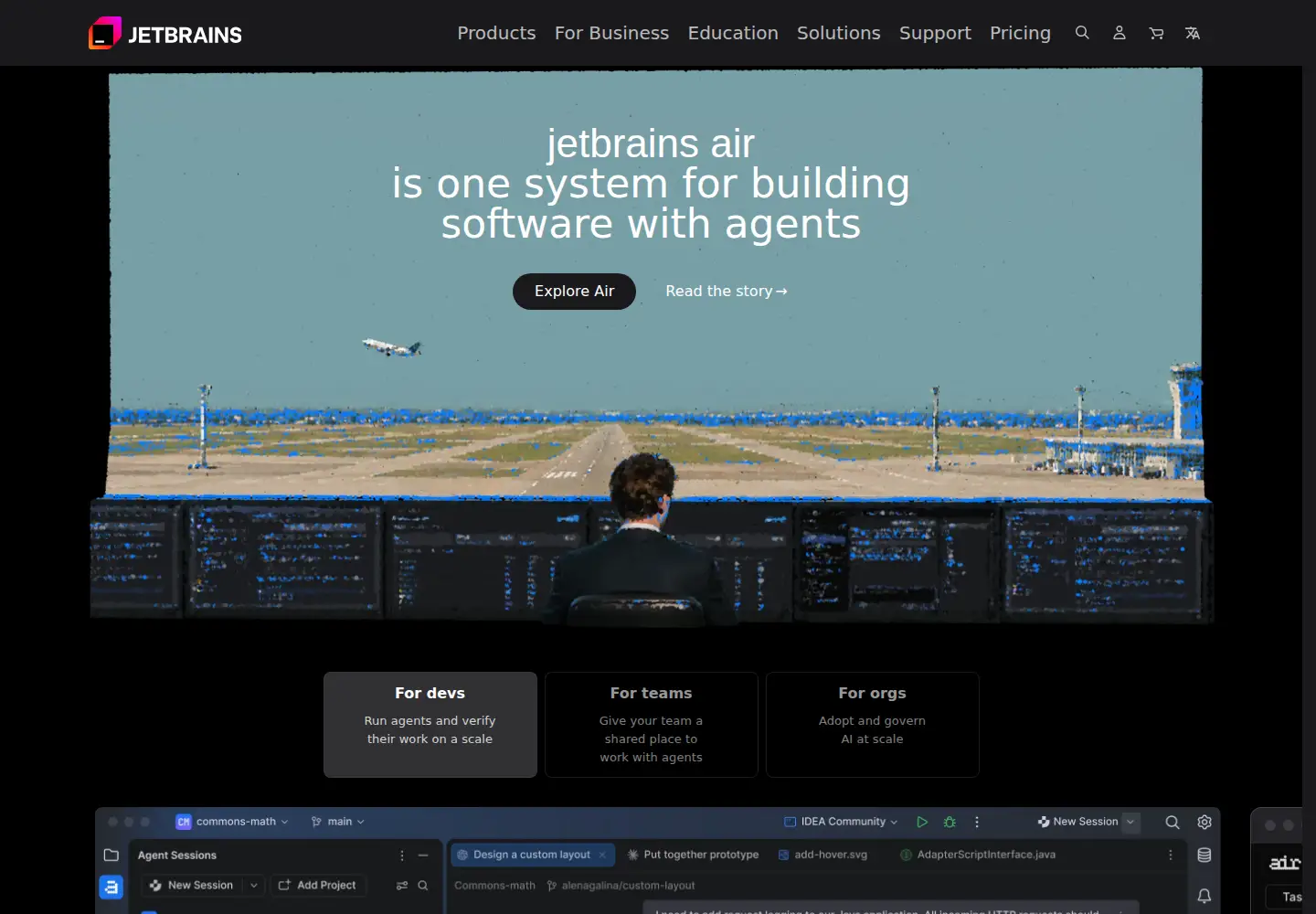 Screenshot of jetbrains.net