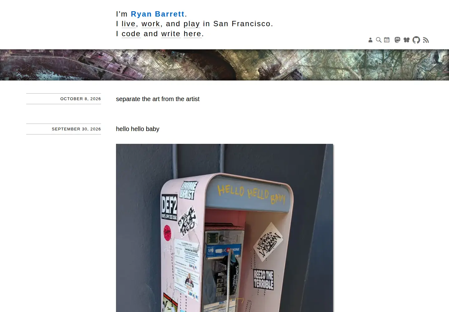 Screenshot of snarfed.org