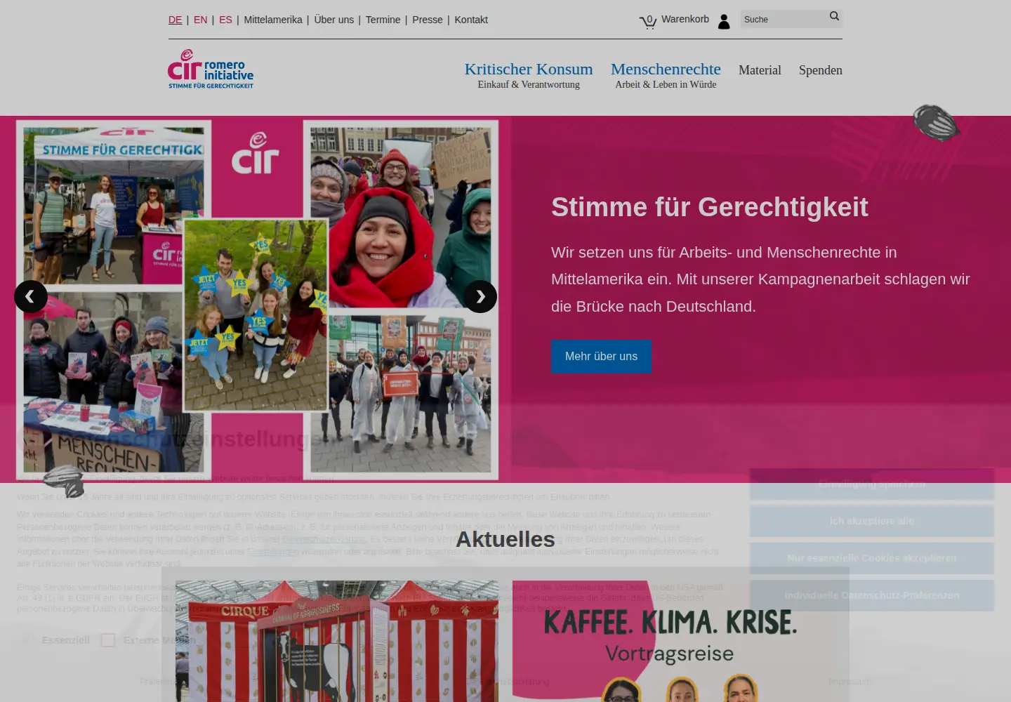 Screenshot of ci-romero.de