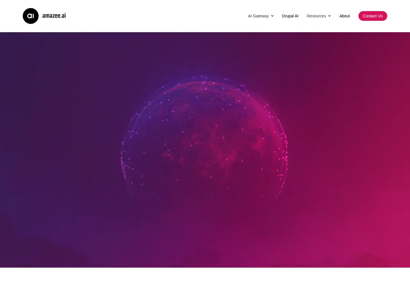 Screenshot of amazee.ai