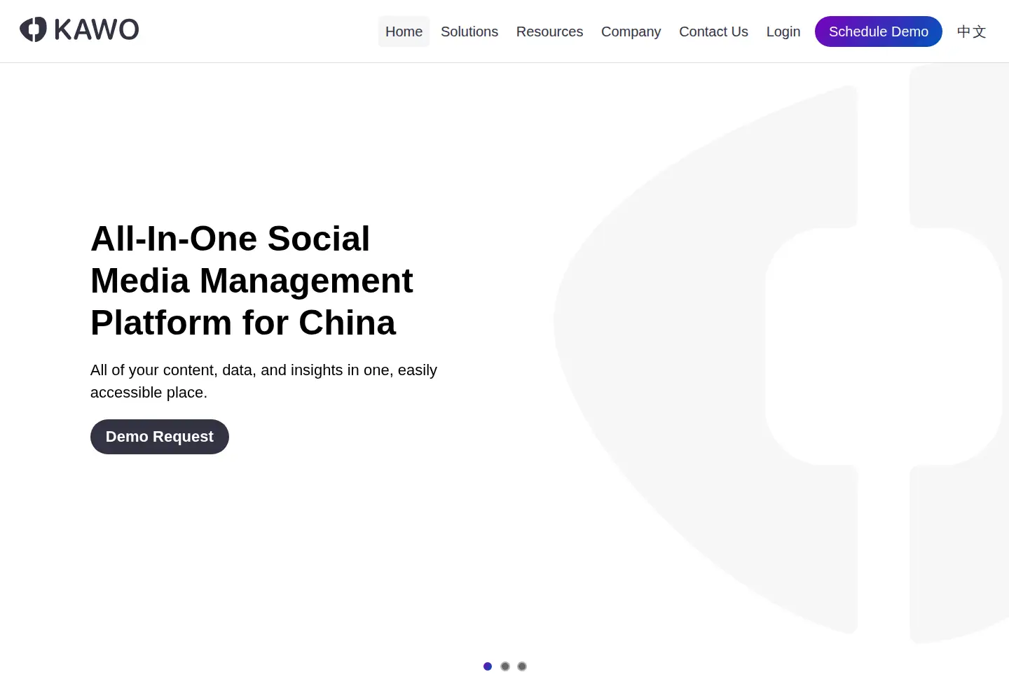 Screenshot of kawo.com