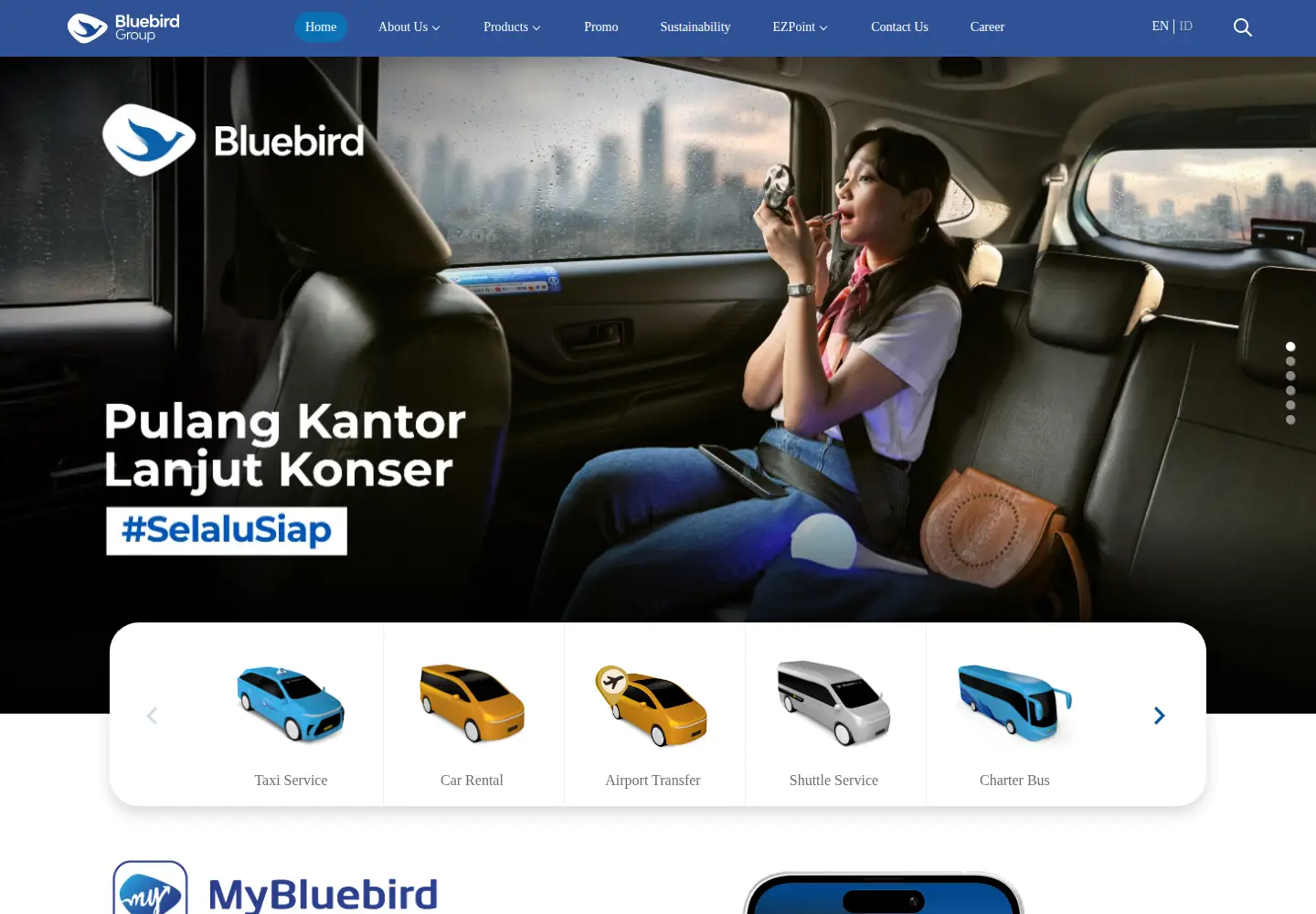 Screenshot of bluebirdgroup.com