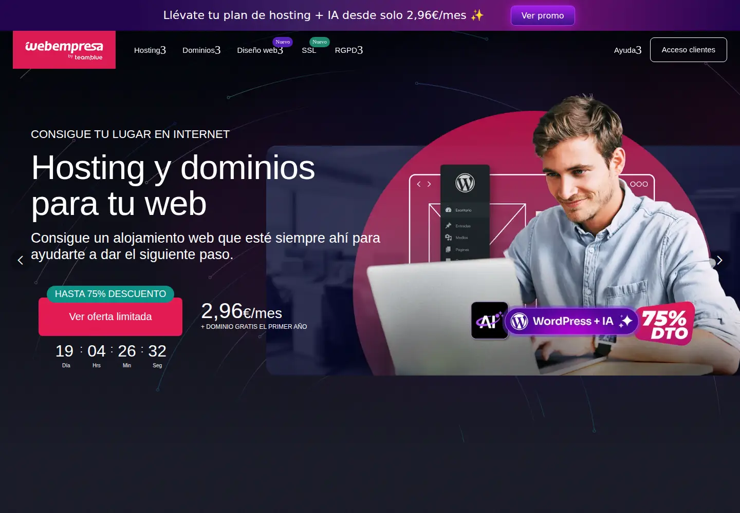 Screenshot of webempresa.com