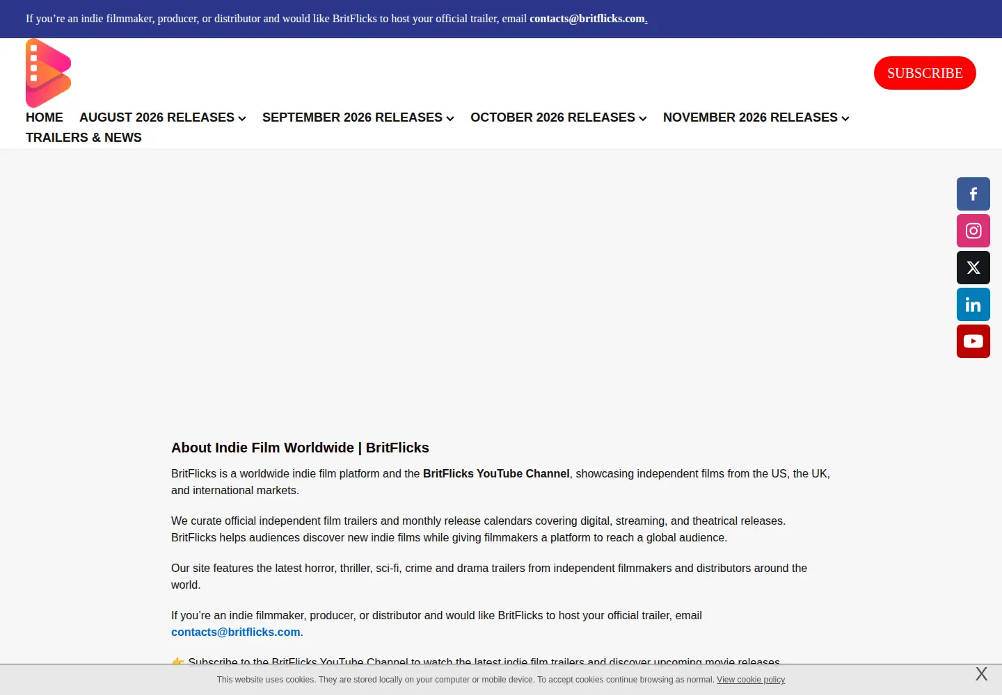 Screenshot of britflicks.com