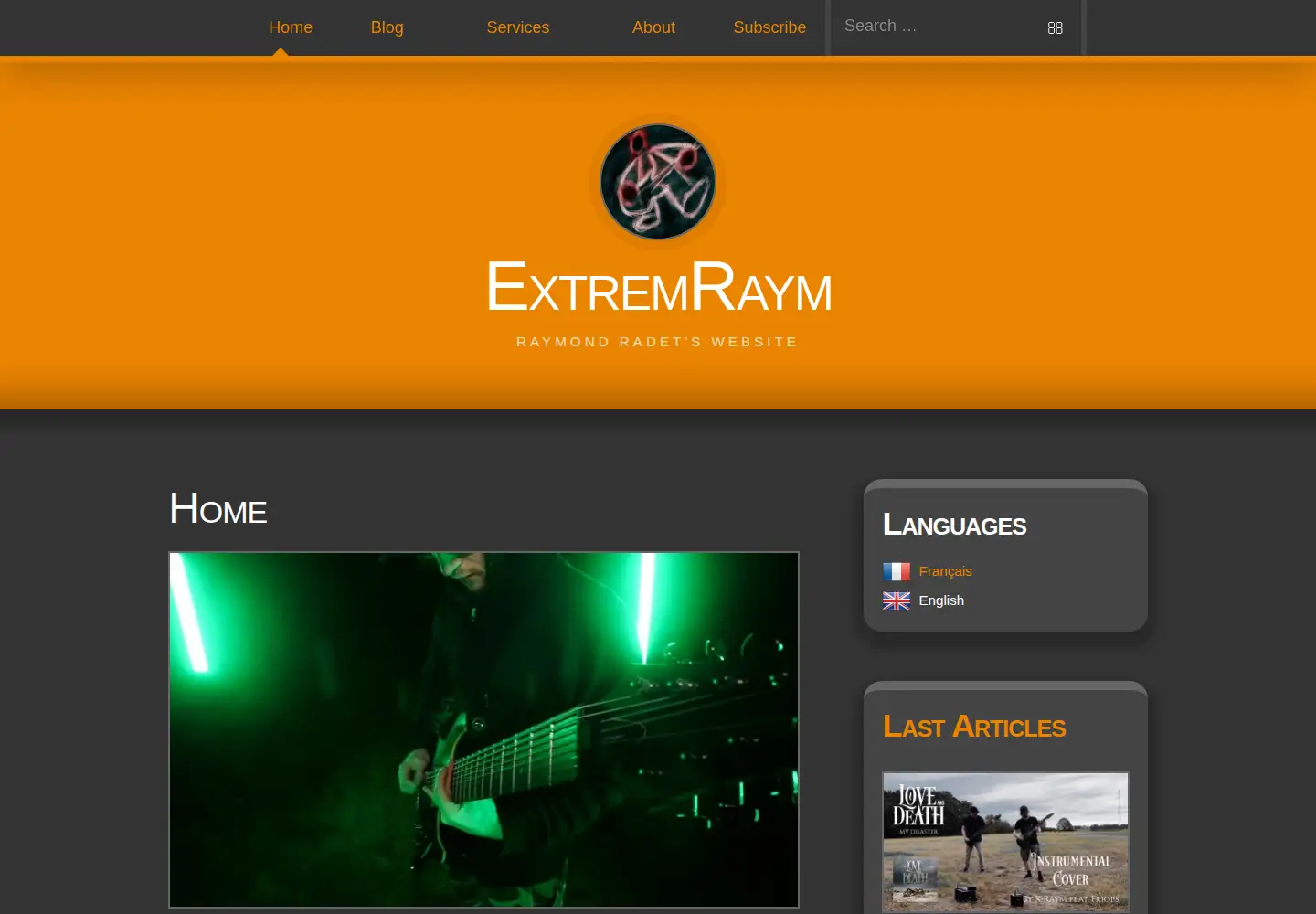 Screenshot of extremraym.com