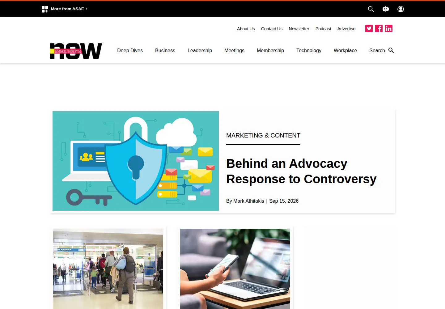 Screenshot of associationsnow.com