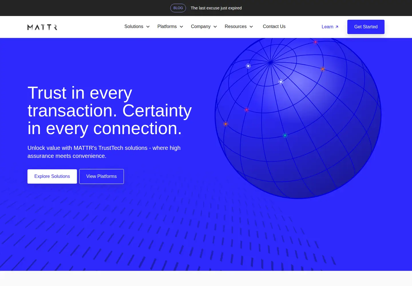 Screenshot of mattr.global