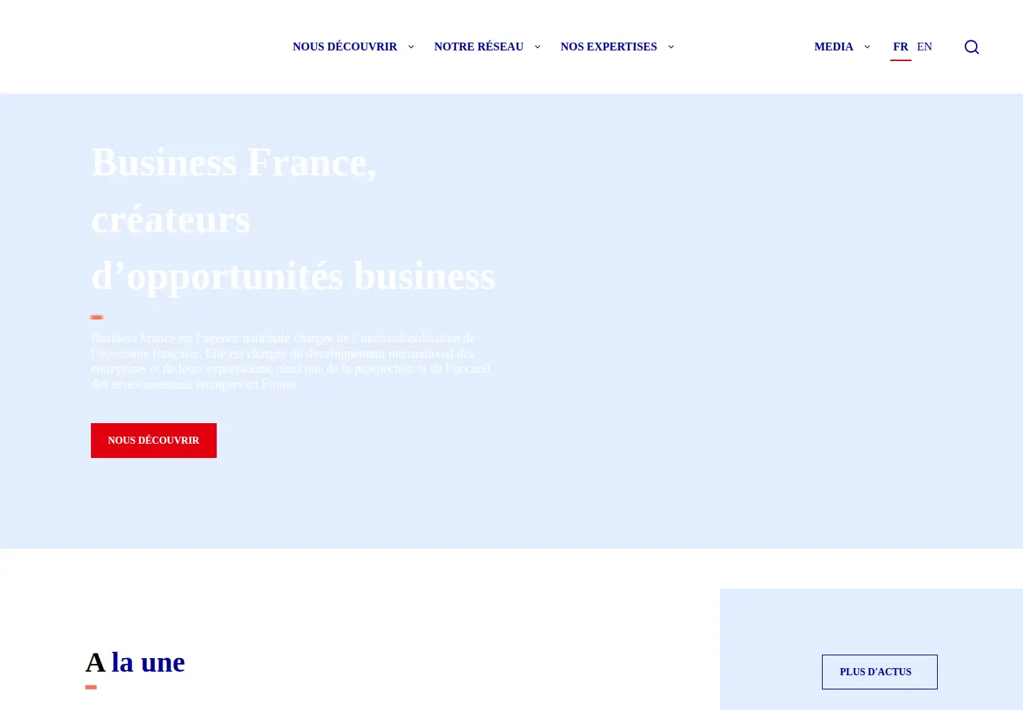 Screenshot of businessfrance.fr