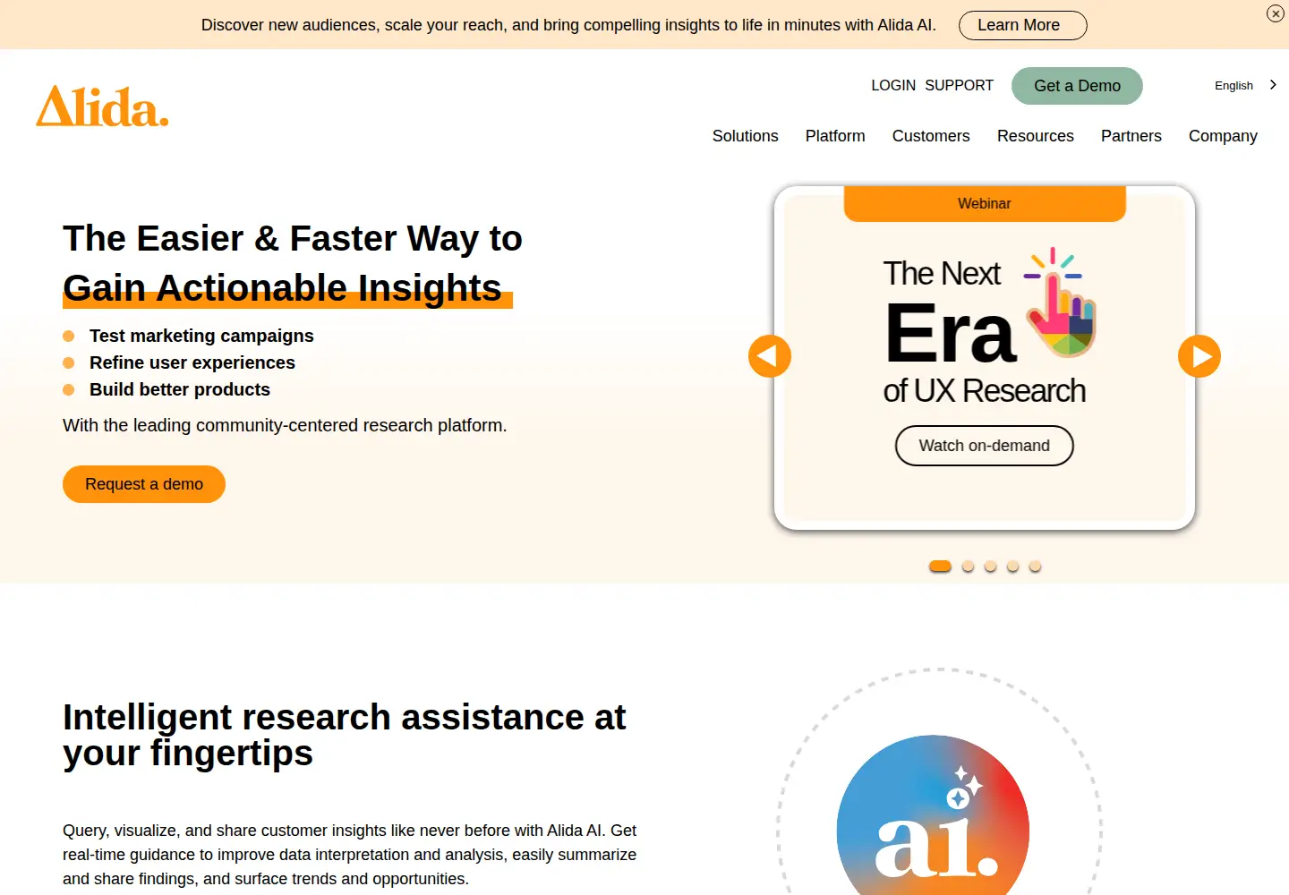Screenshot of visioncritical.com