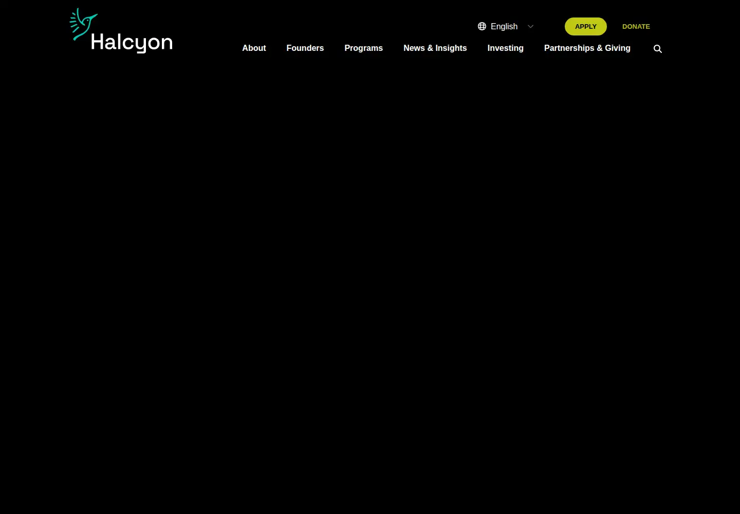 Screenshot of halcyonhouse.org