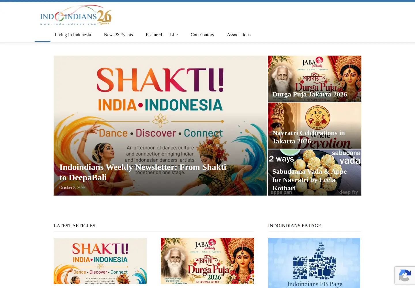 Screenshot of indoindians.com