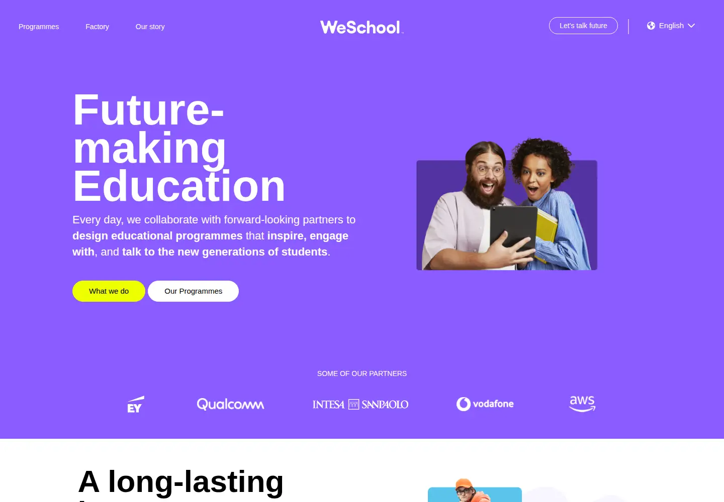 Screenshot of weschool.com