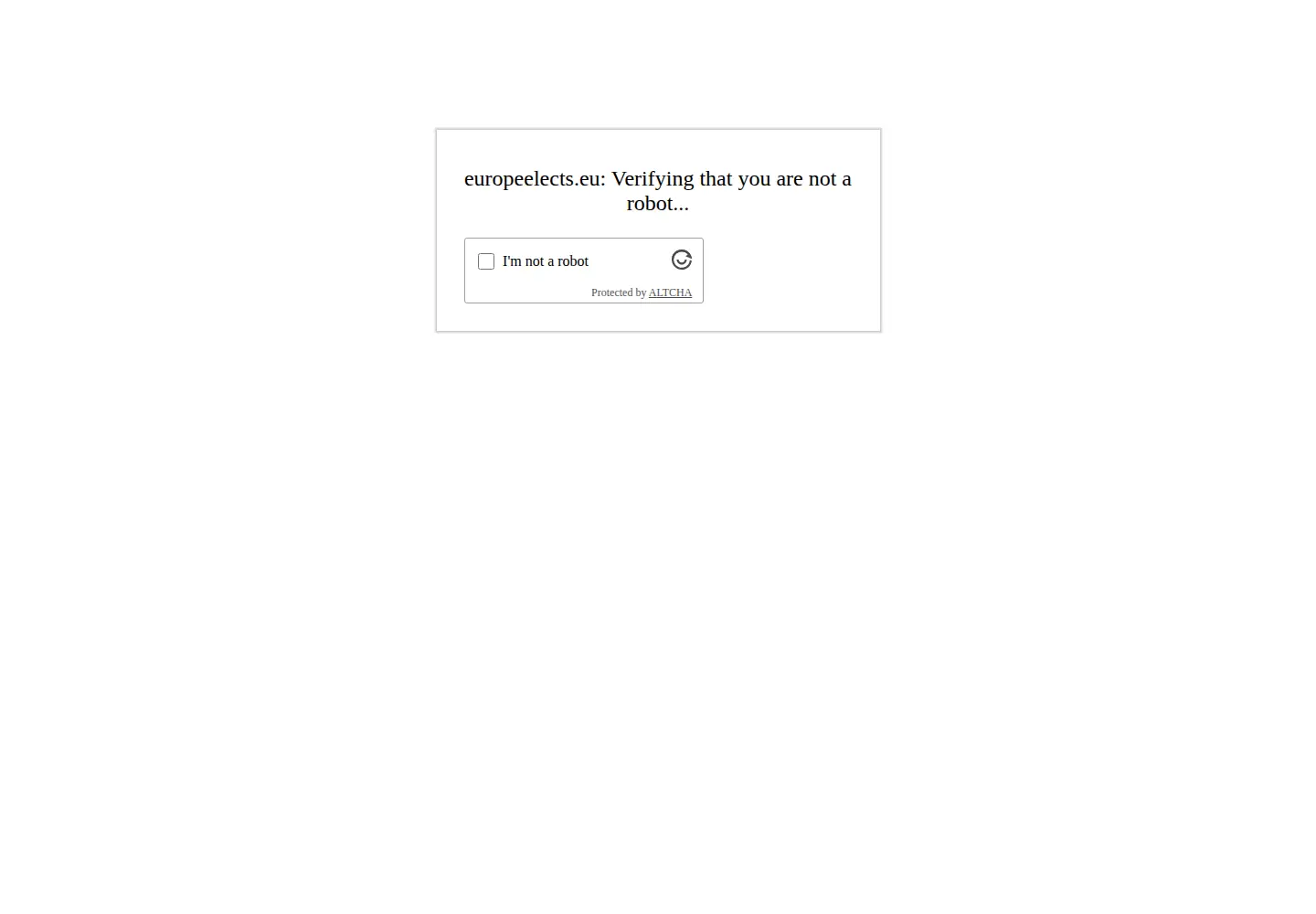 Screenshot of europeelects.eu