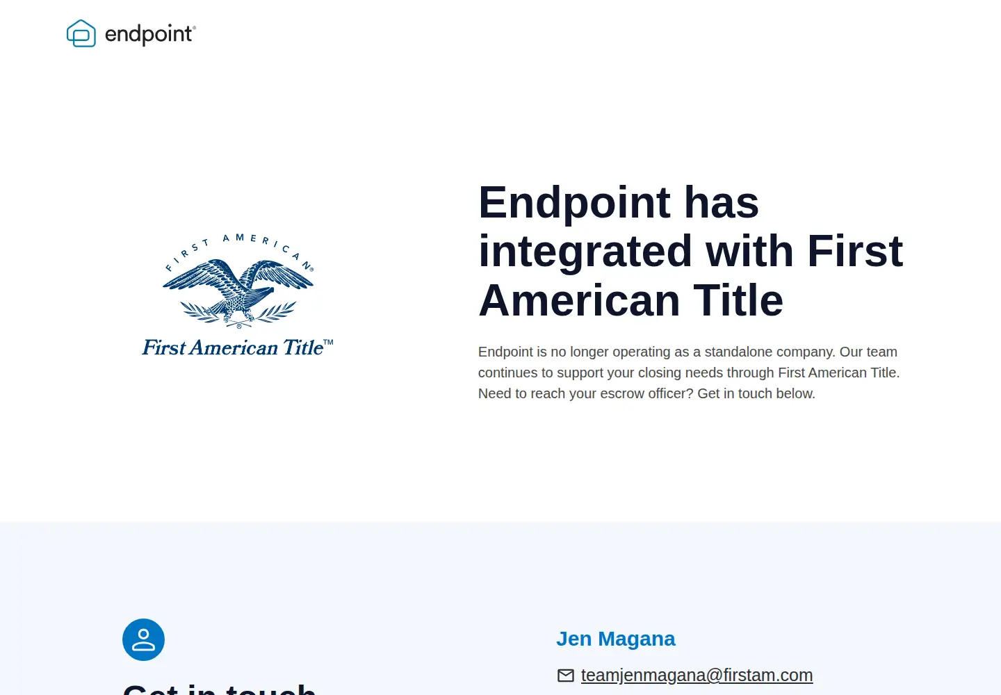 Screenshot of endpoint.com