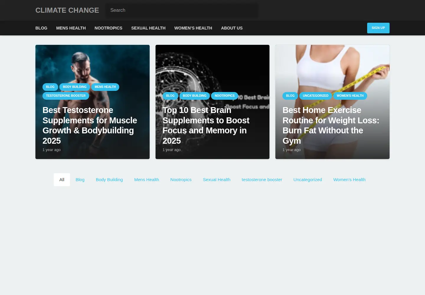 Screenshot of climatechange2013.org
