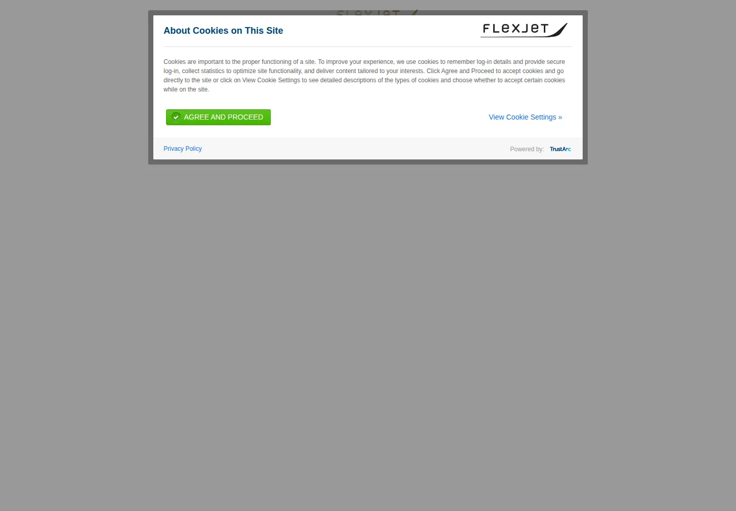 Screenshot of flexjet.com