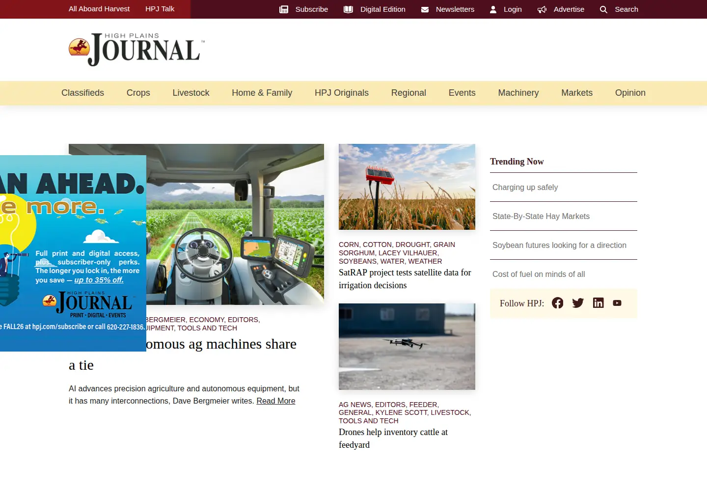 Captured homepage of hpj.com in the current scan