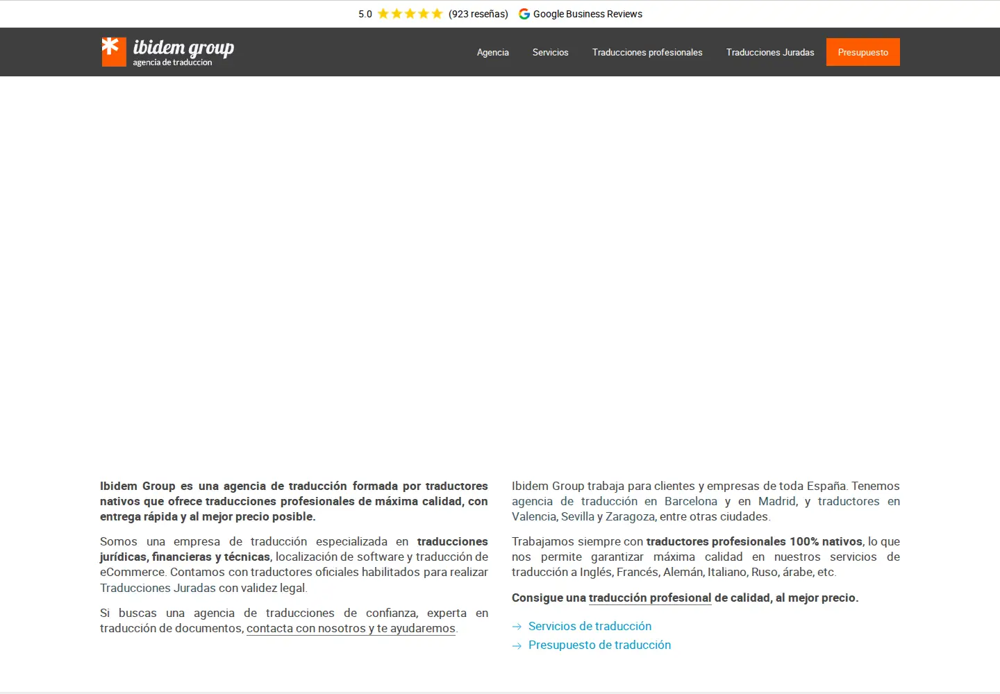 Screenshot of ibidemgroup.com