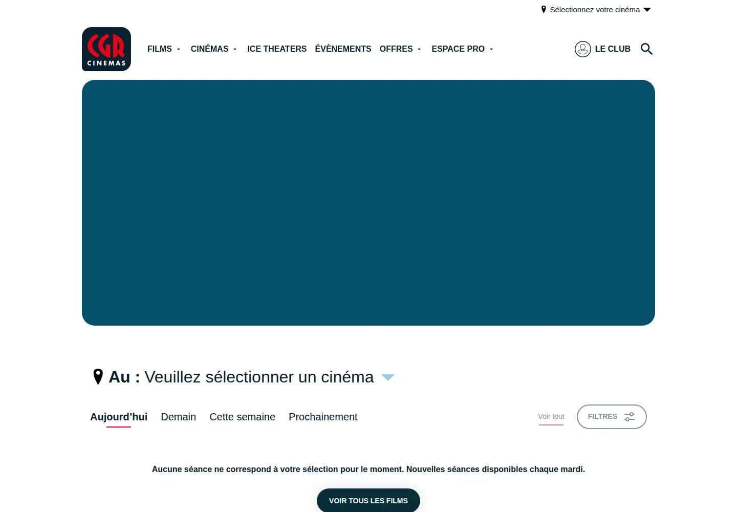 Screenshot of cgrcinemas.fr