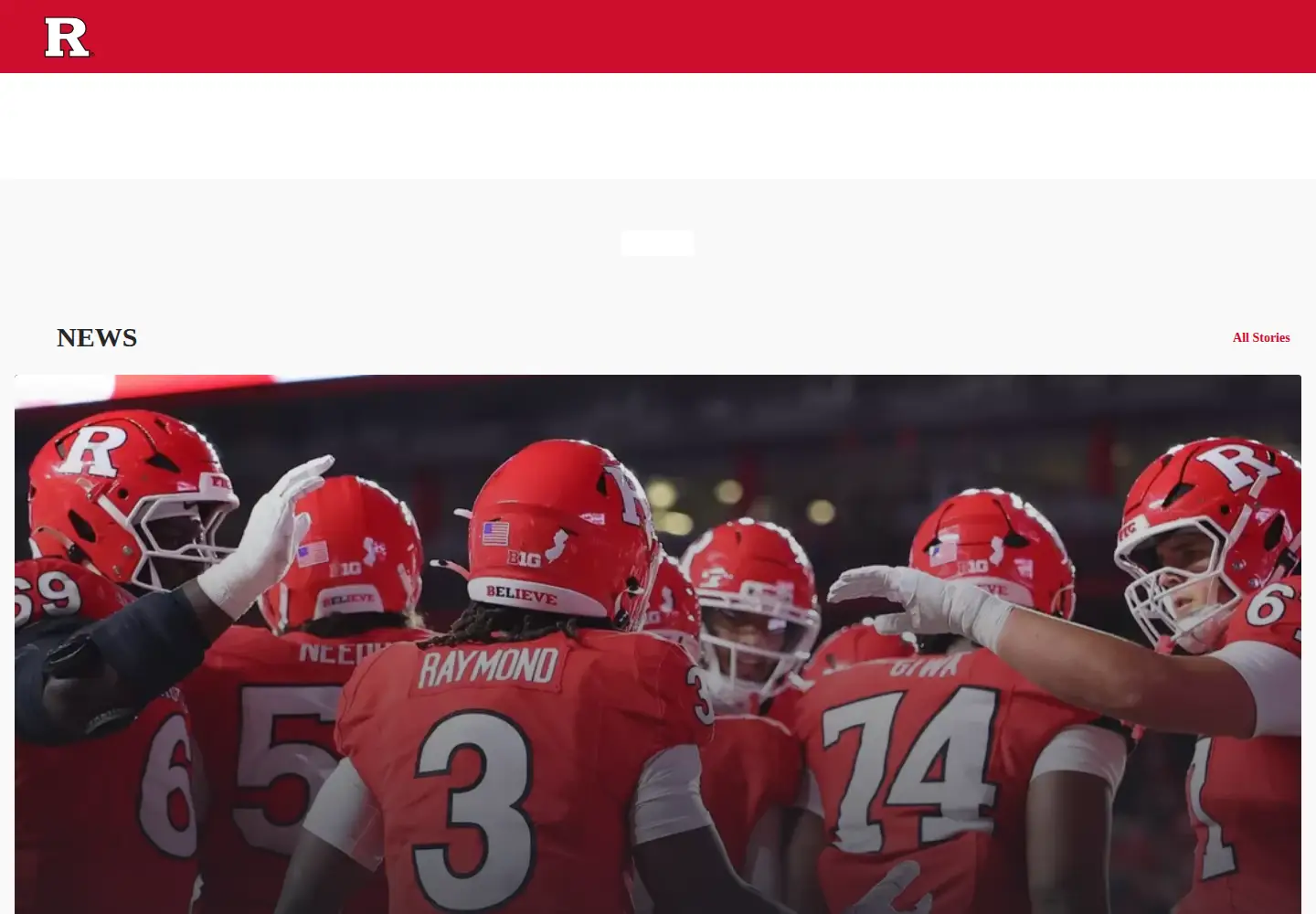Captured homepage of scarletknights.com in the current scan