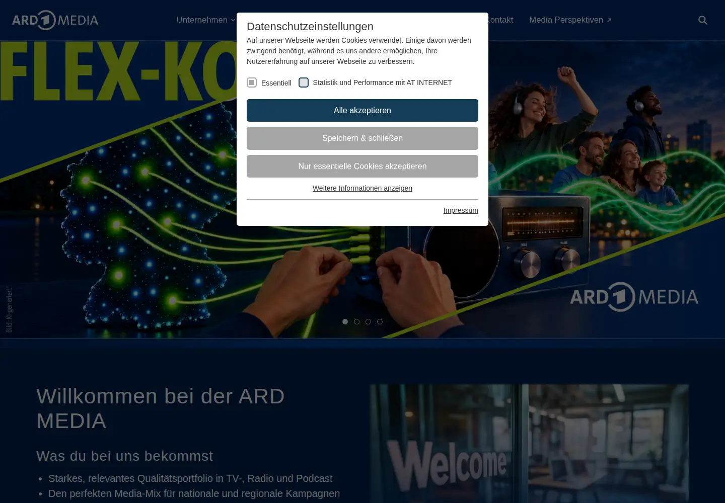Screenshot of ard-media.de