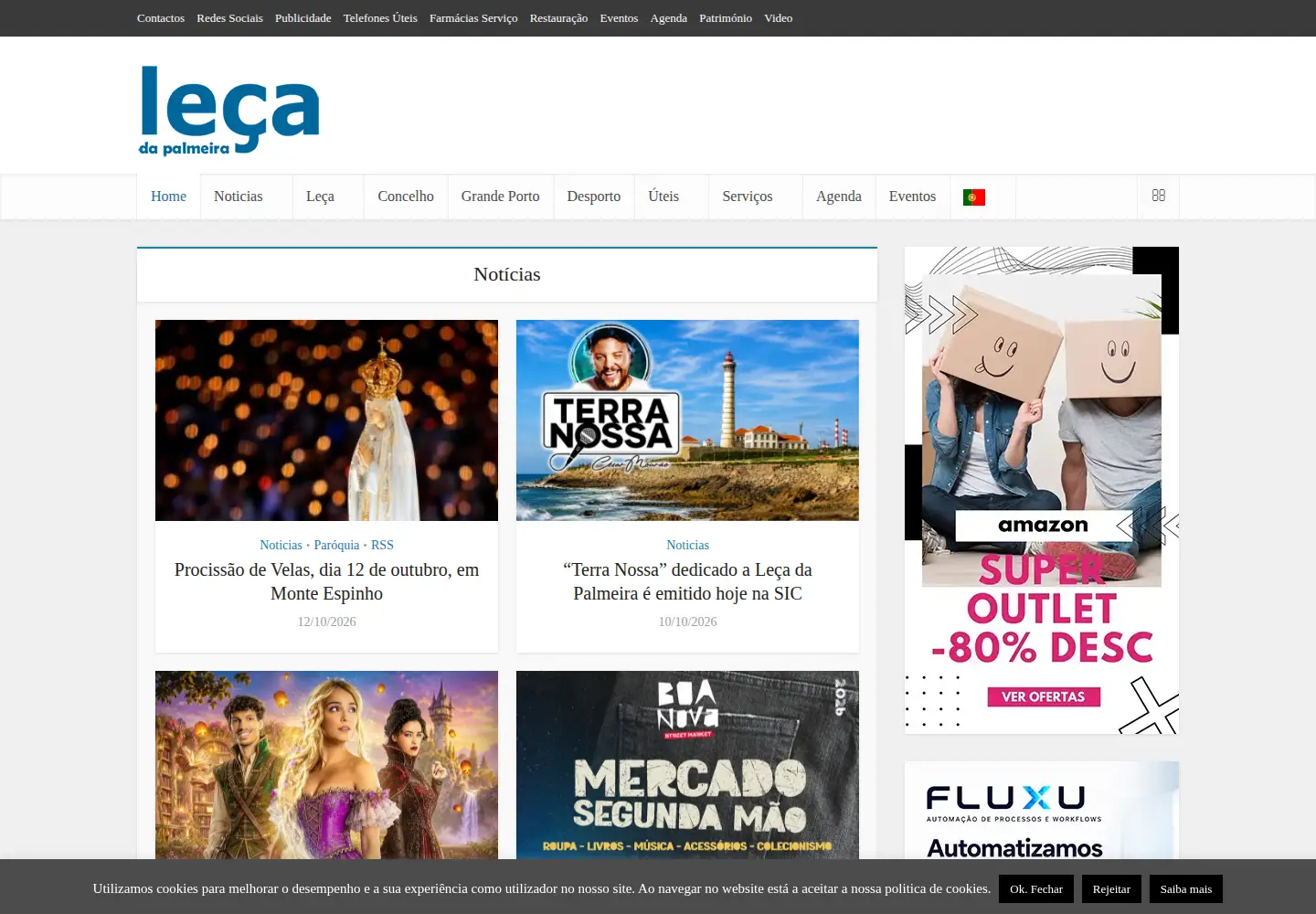 Screenshot of leca-palmeira.com