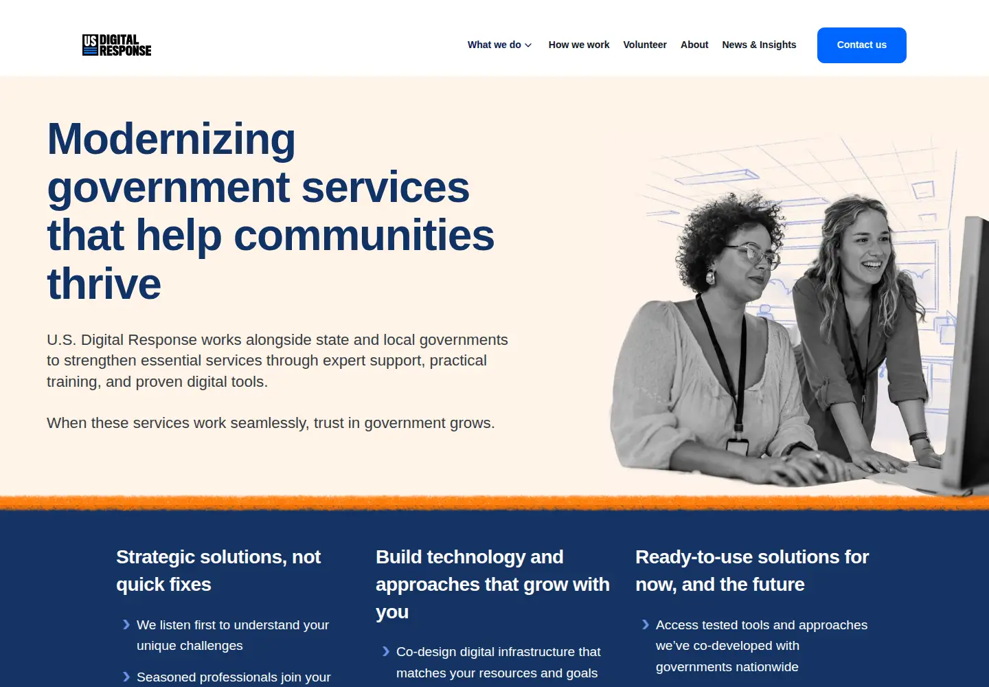 Screenshot of usdigitalresponse.org