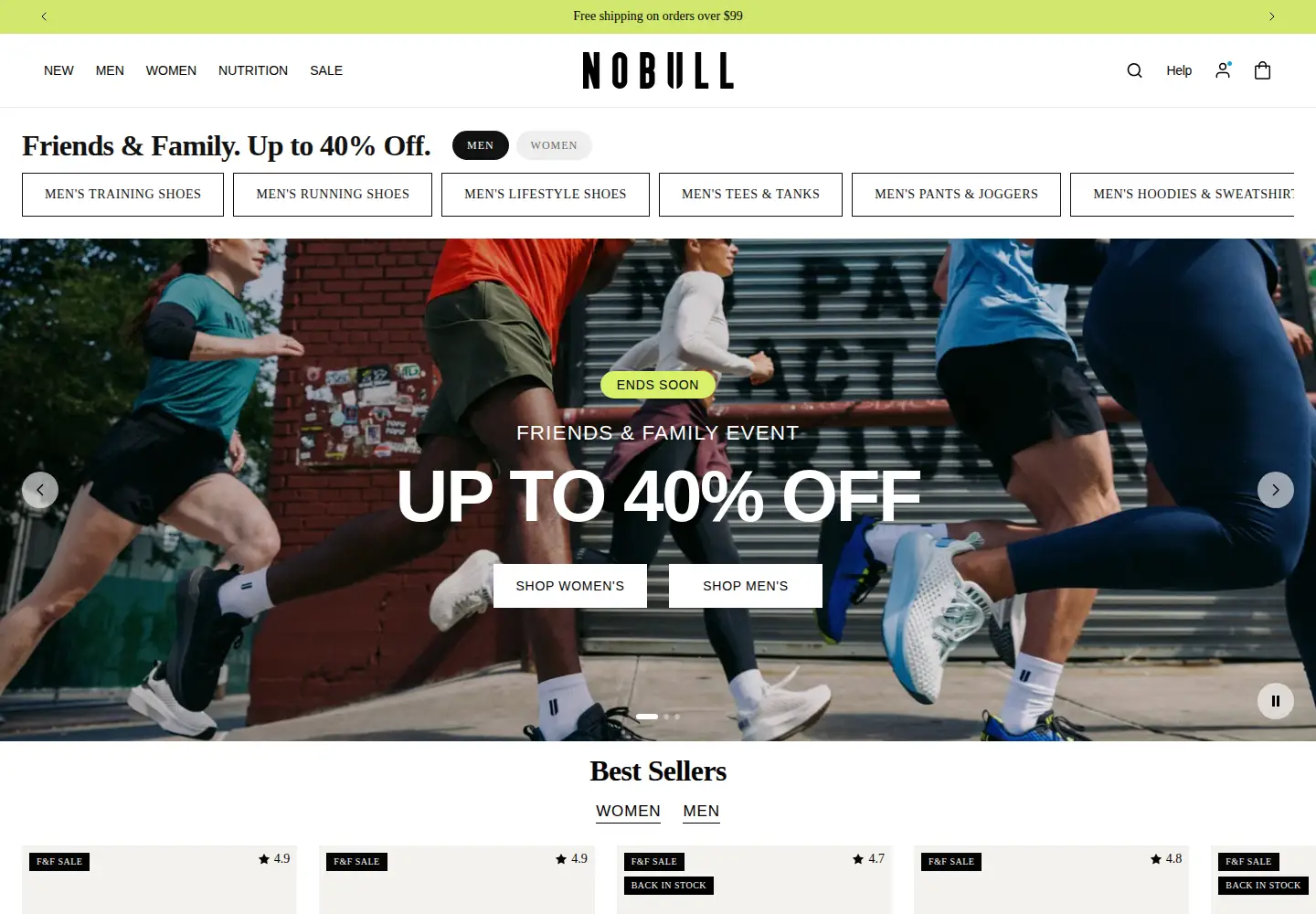 Screenshot of nobullproject.com