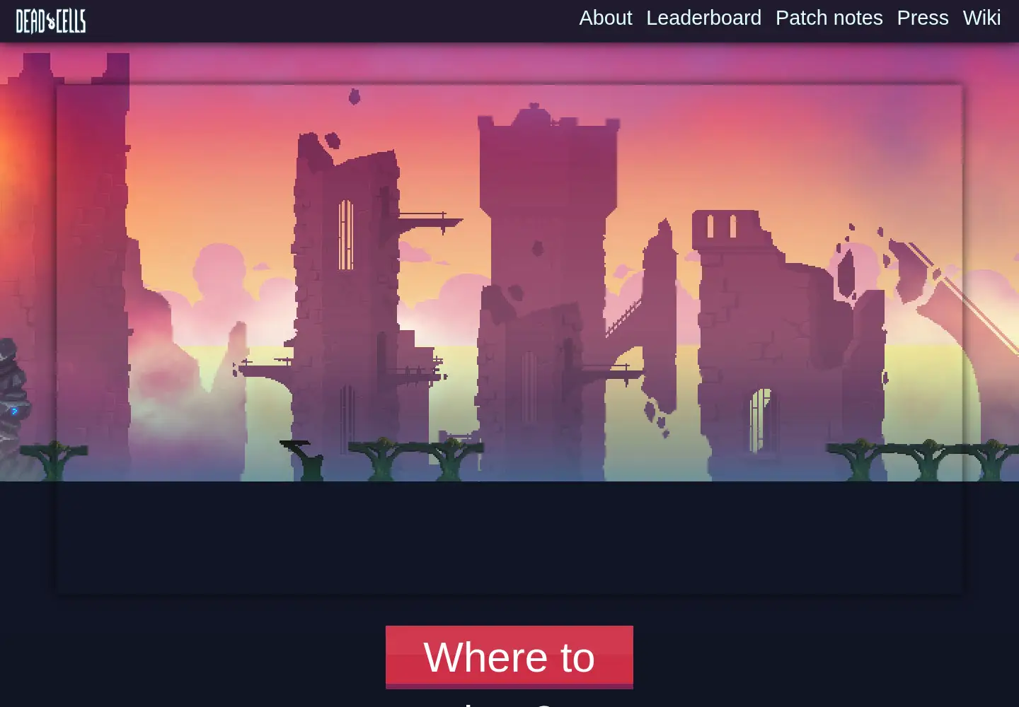 Screenshot of dead-cells.com