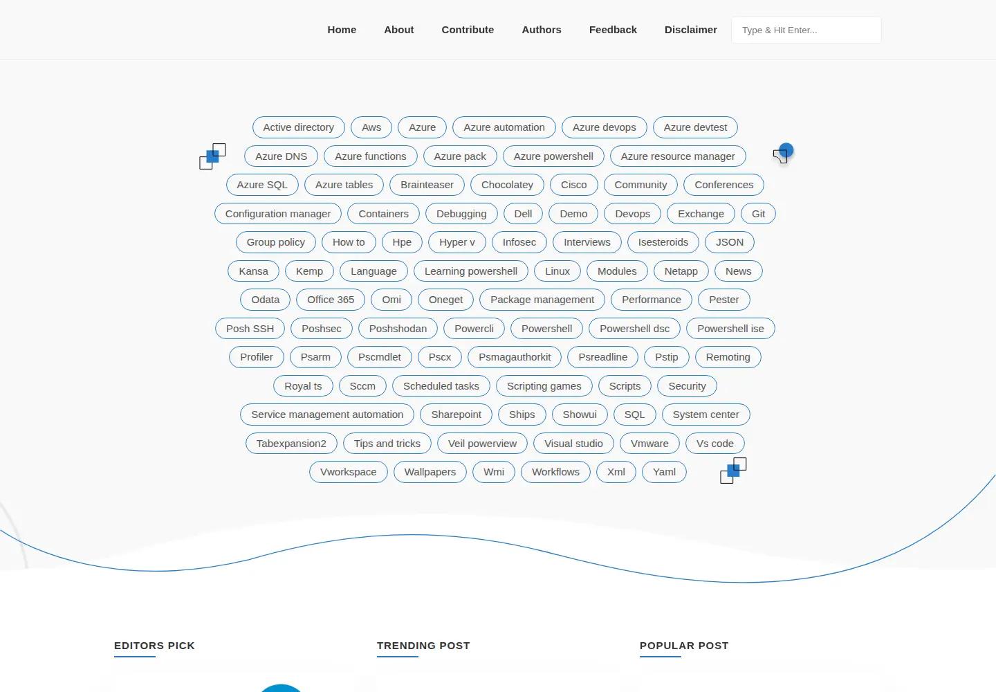 Screenshot of powershellmagazine.com