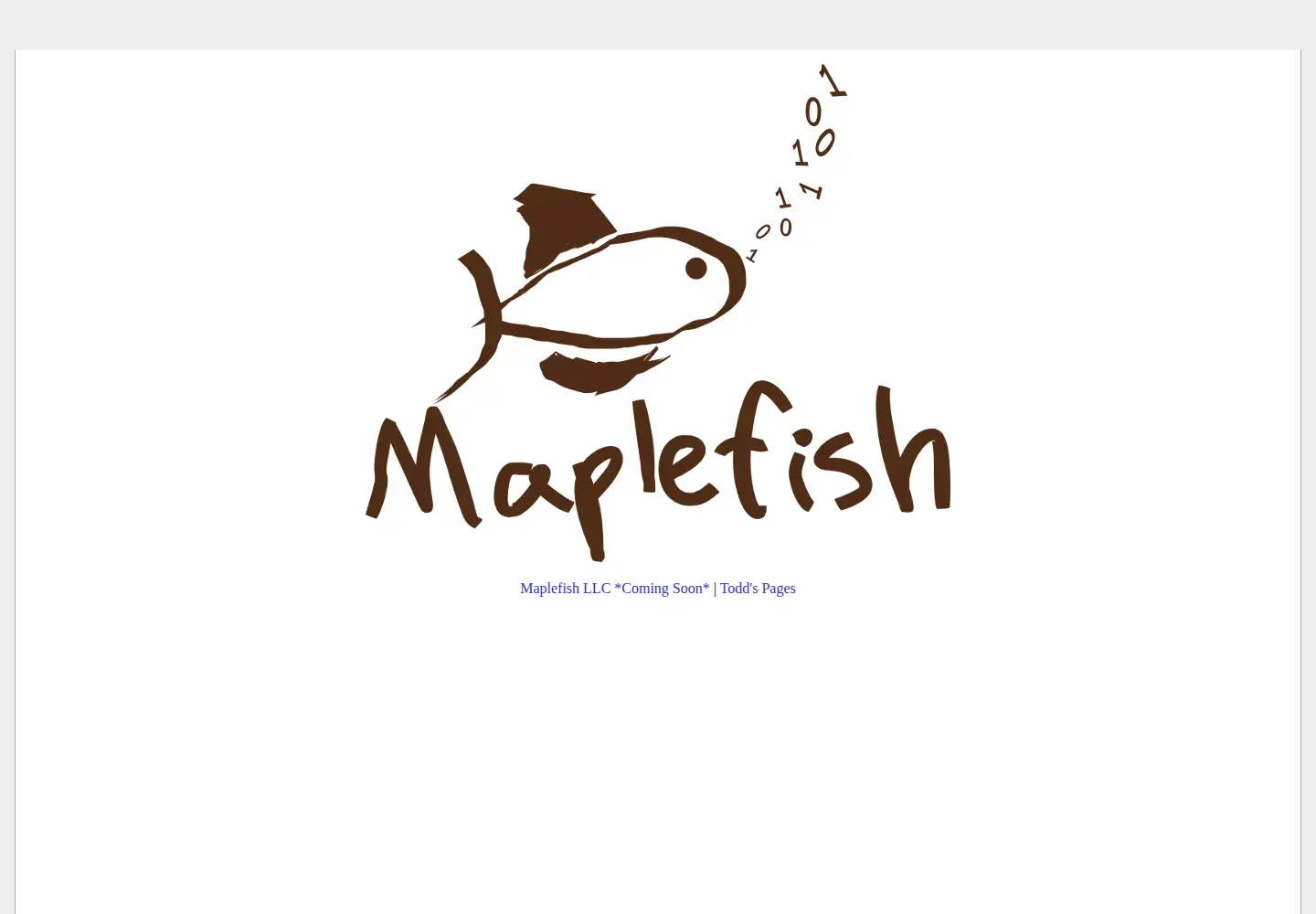 Captured homepage of maplefish.com in the current scan