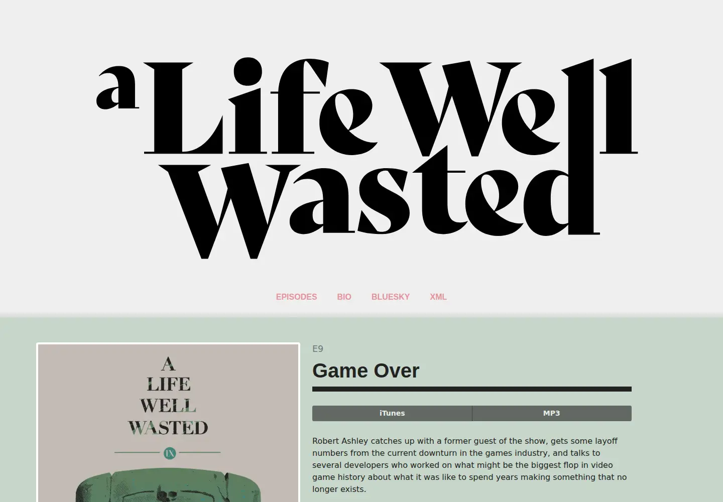 Screenshot of alifewellwasted.com