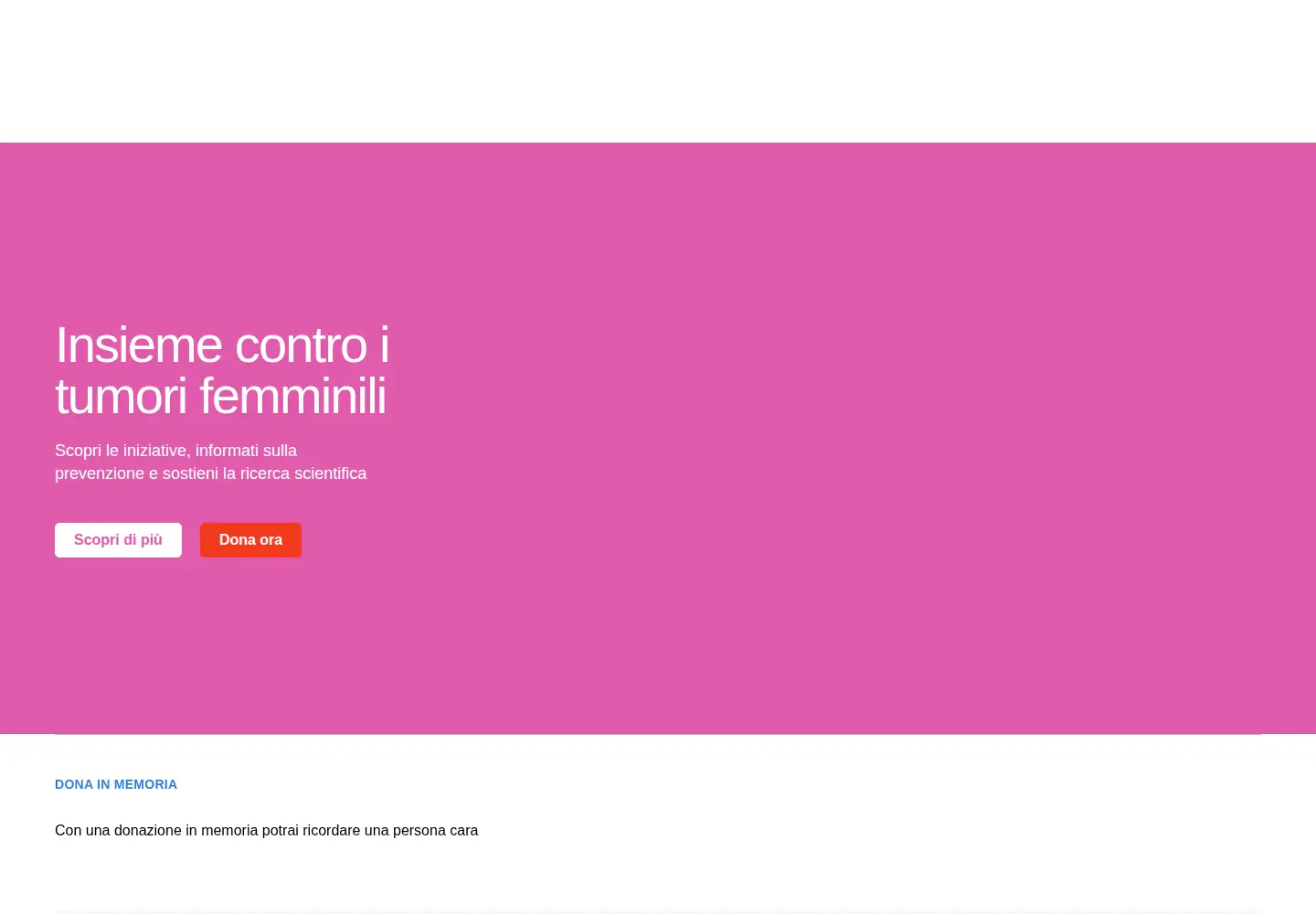 Screenshot of fondazioneveronesi.it