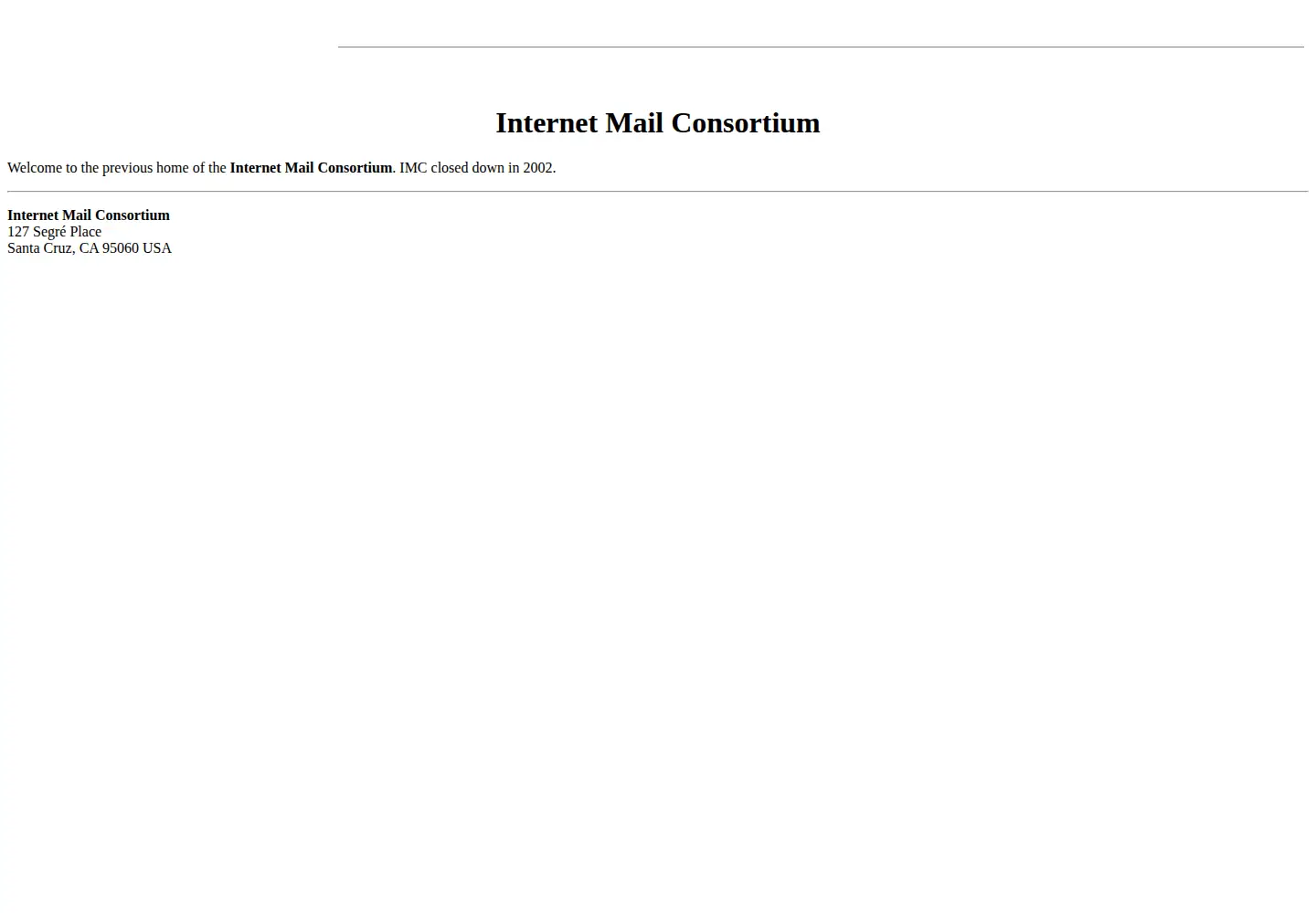 Screenshot of imc.org