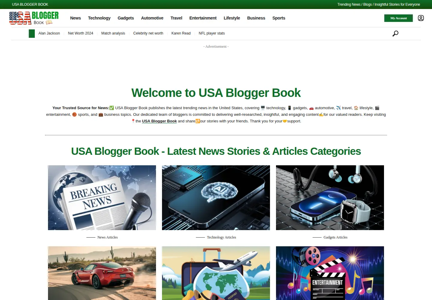 Captured homepage of usabloggerbook.com in the current scan